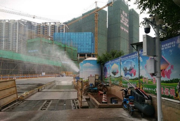工地現場揚塵監測聯動噴淋系統