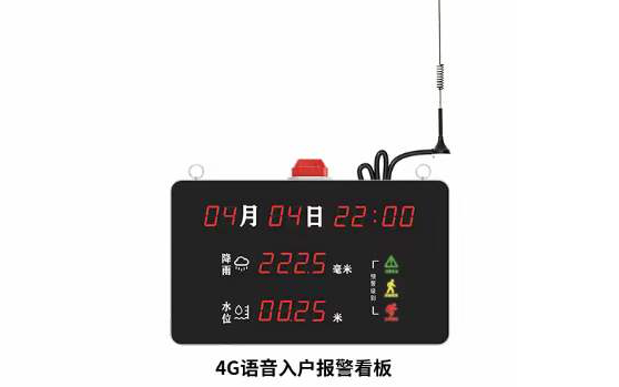 洪澇災害預警聲光報警短信群發